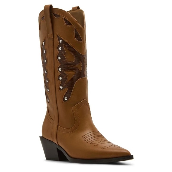 Madden Girl Shoes - Madden Girl Saloonn Novelty Cowboy Boots Size 8.5